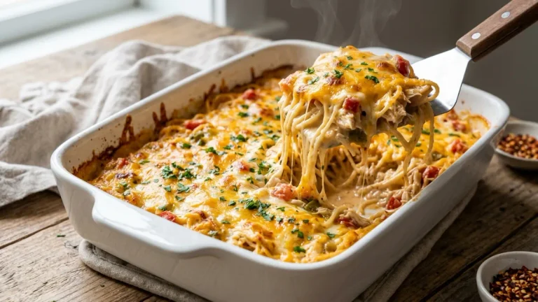 Cheesy Chicken Spaghetti Recipe